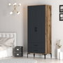 Hanah Home Kumsal T - Nogal y Antracita